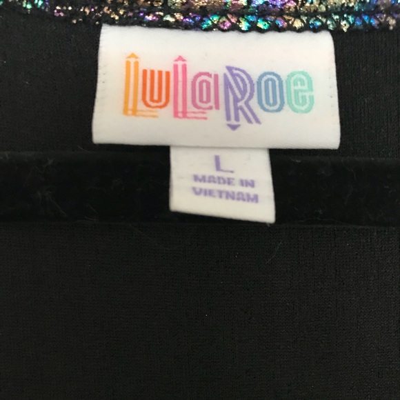 L lularoe oil slick Nichole brand new - Picture 4 of 5